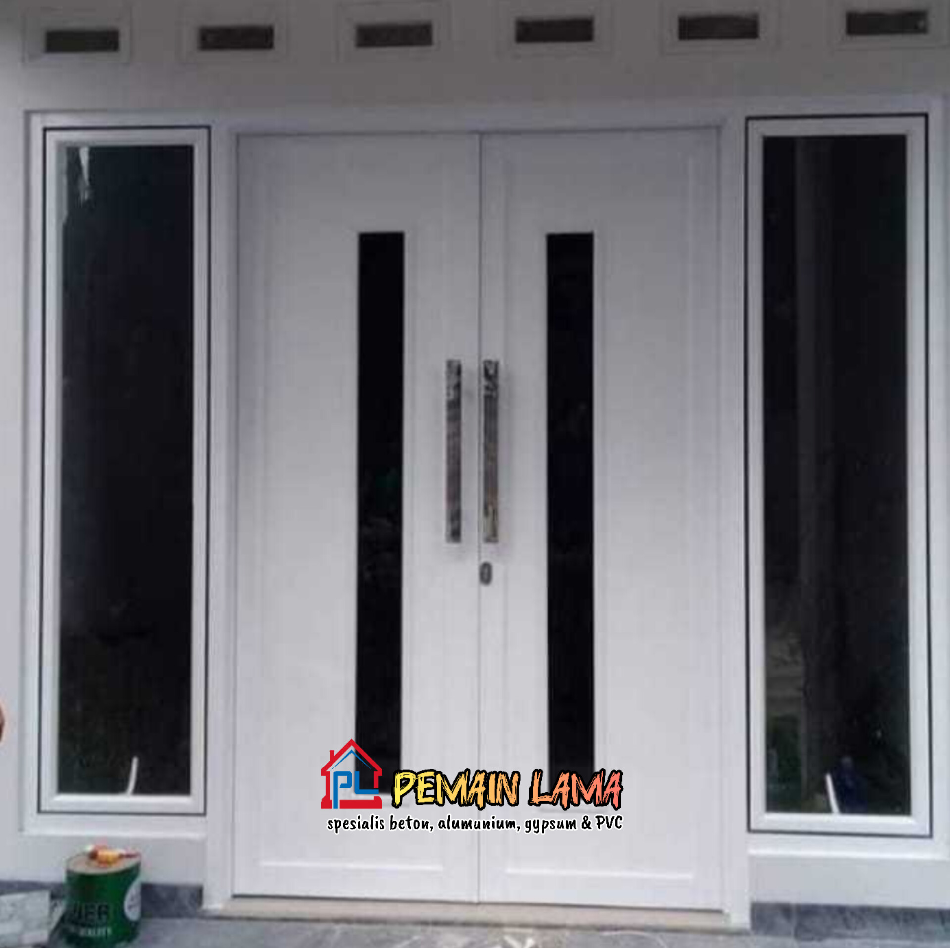 Pintu Aluminium Panel Spandrel di Jember