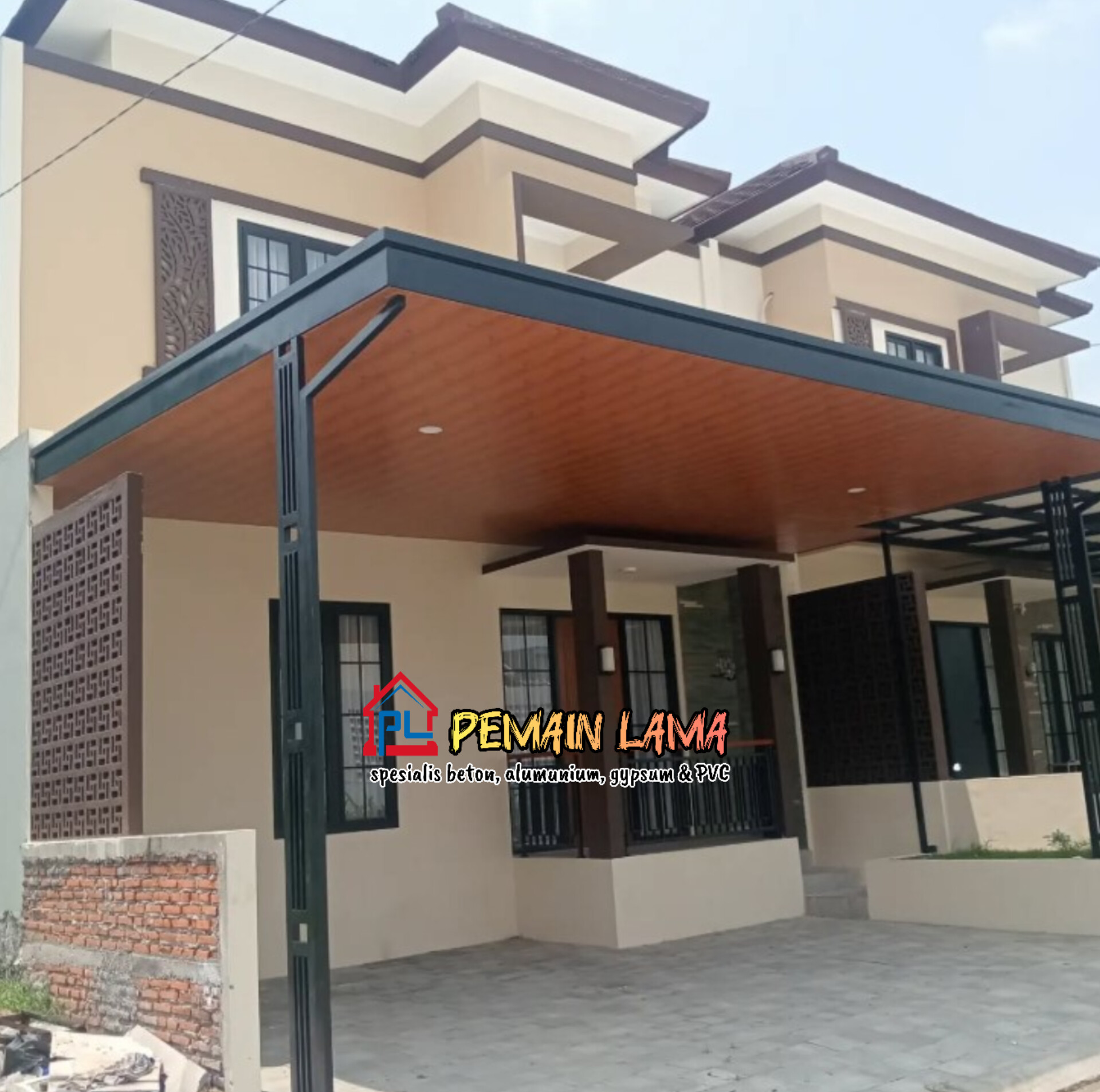 Plafon PVC Kanopi di Jember