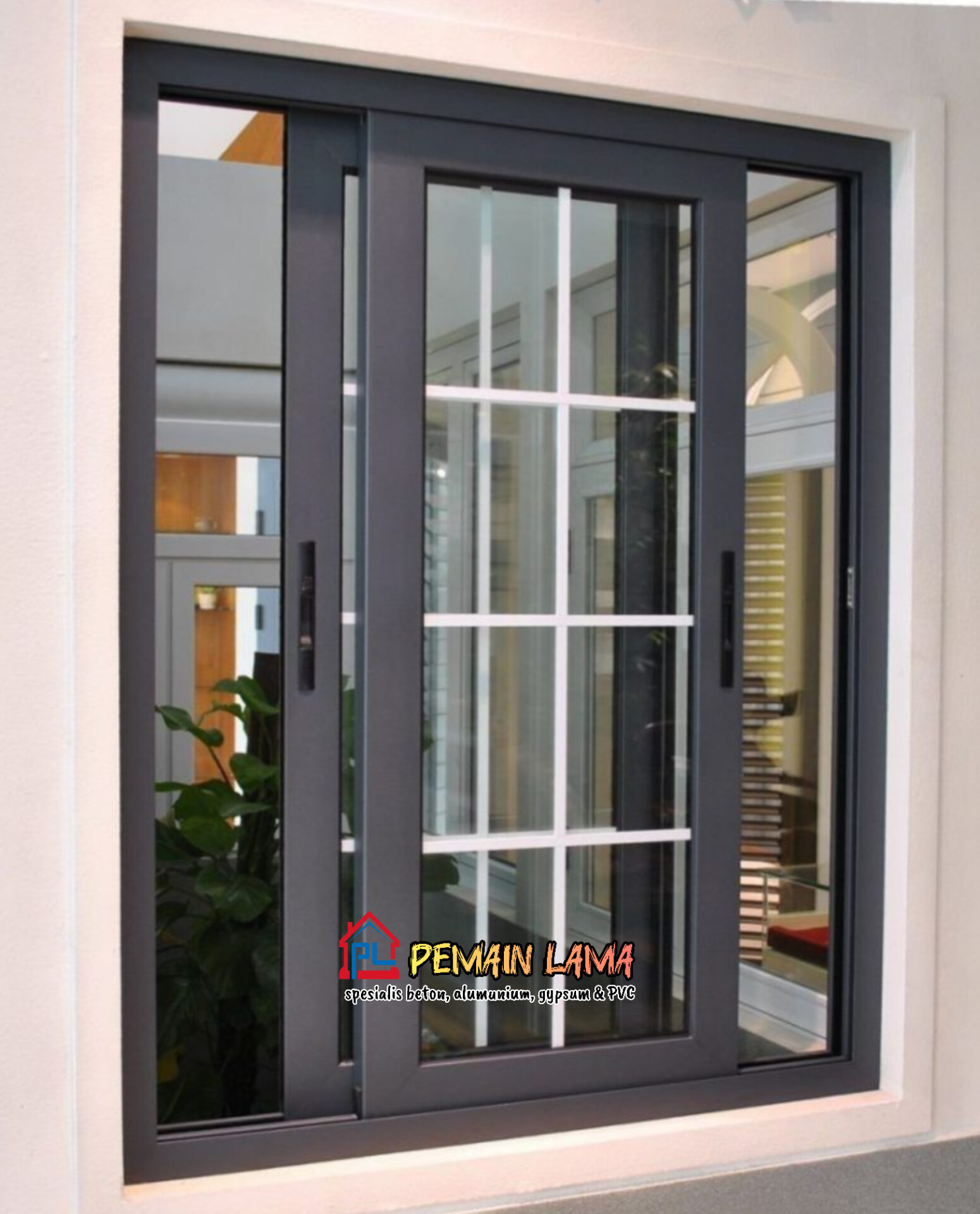 Jendela Sliding Aluminium di Jember