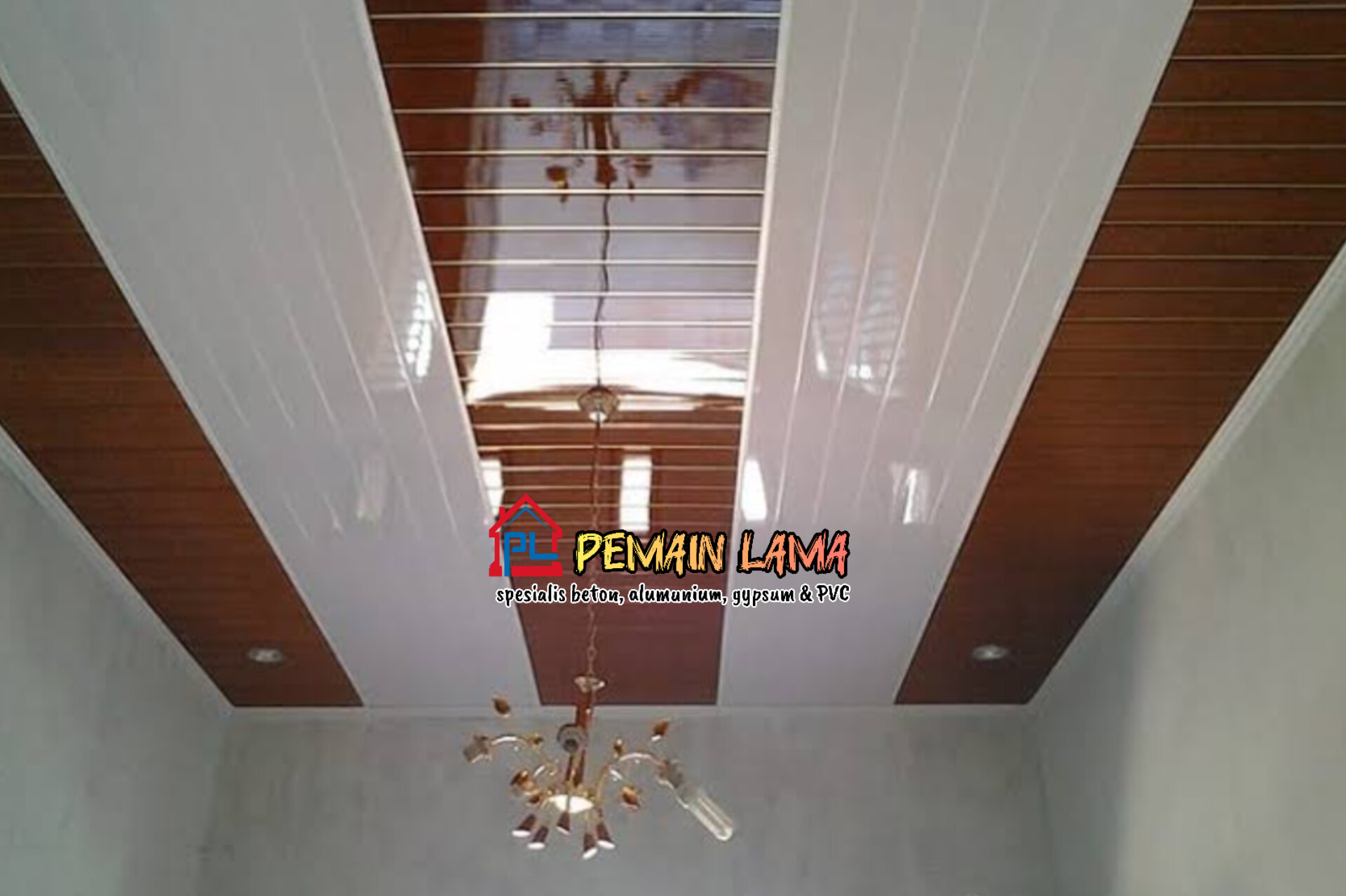Plafon PVC Datar di Jember