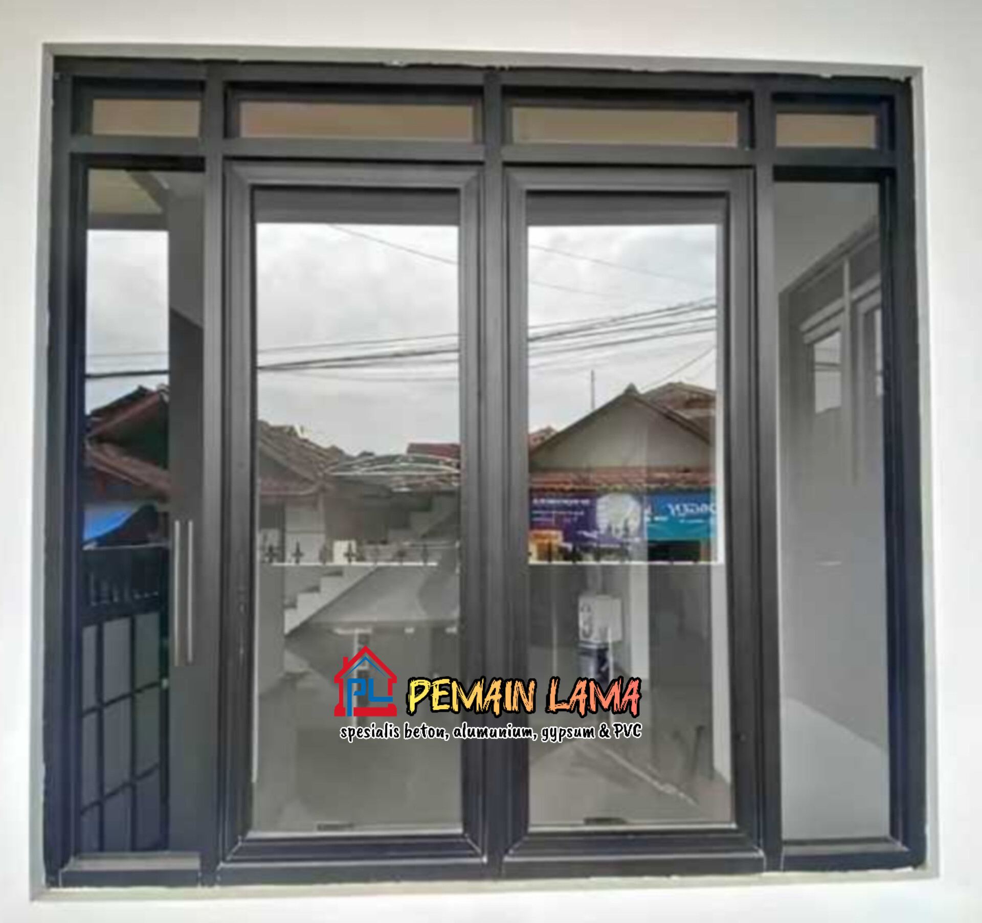 Pintu Aluminium Kupu Tarung di Jember
