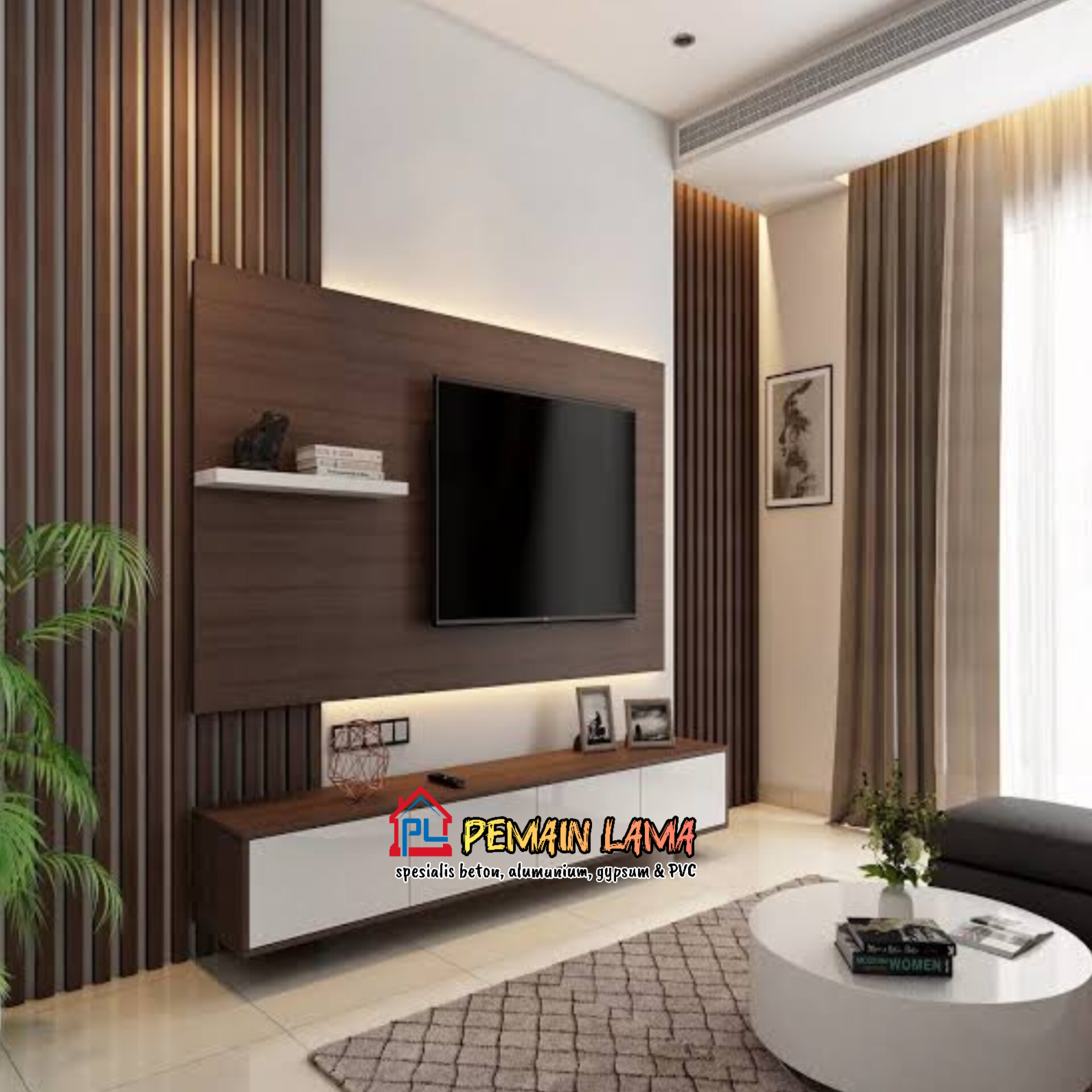 Backdrop TV HPL di Lumajang