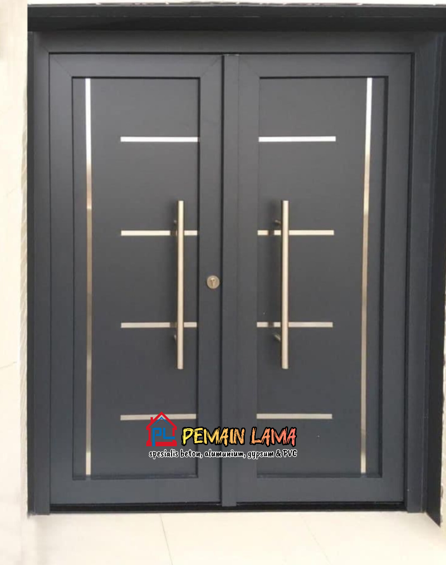 Pintu Aluminium Panel ACP di Lumajang