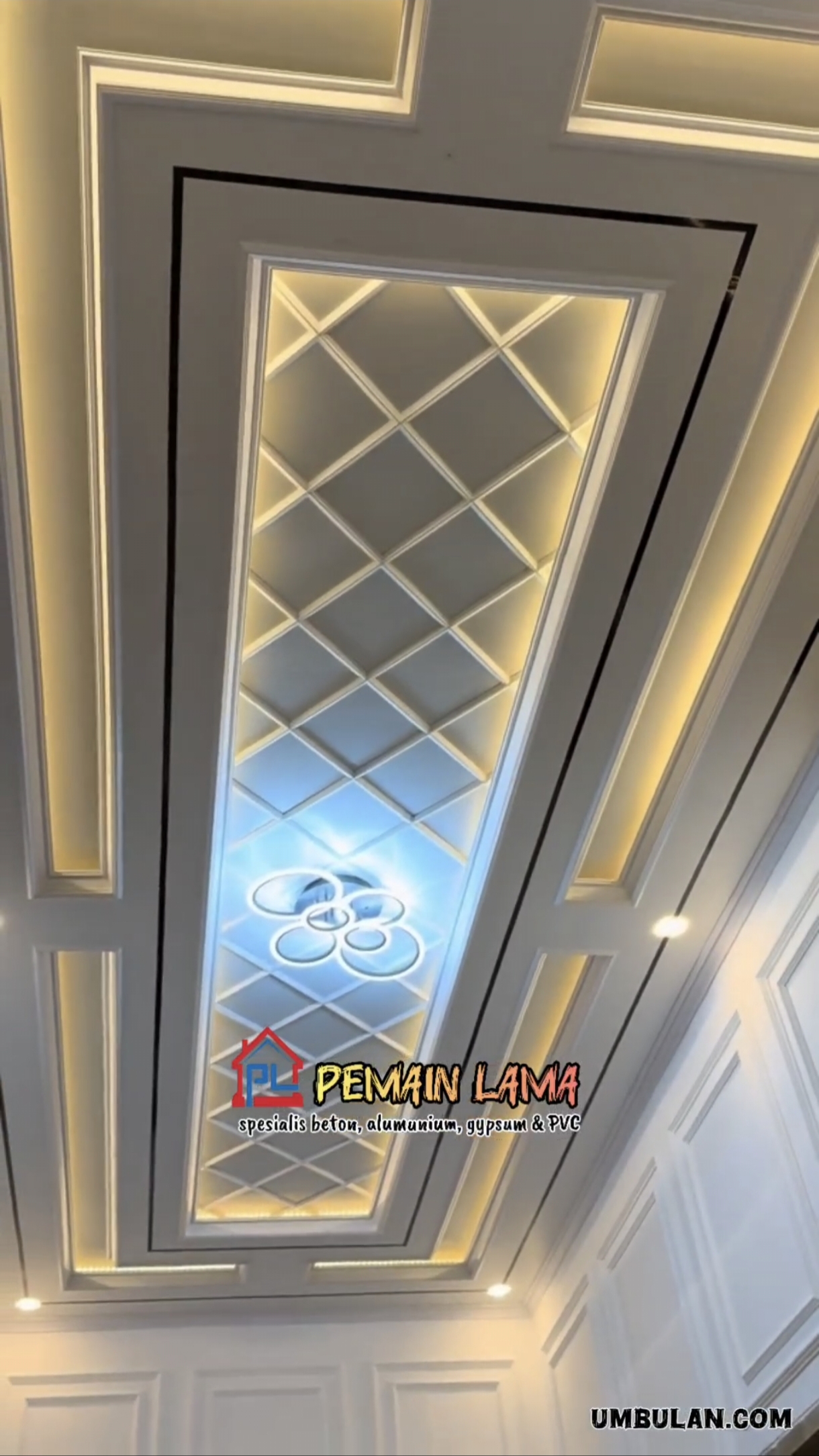 Plafon PVC Motif Laba Laba di Jember