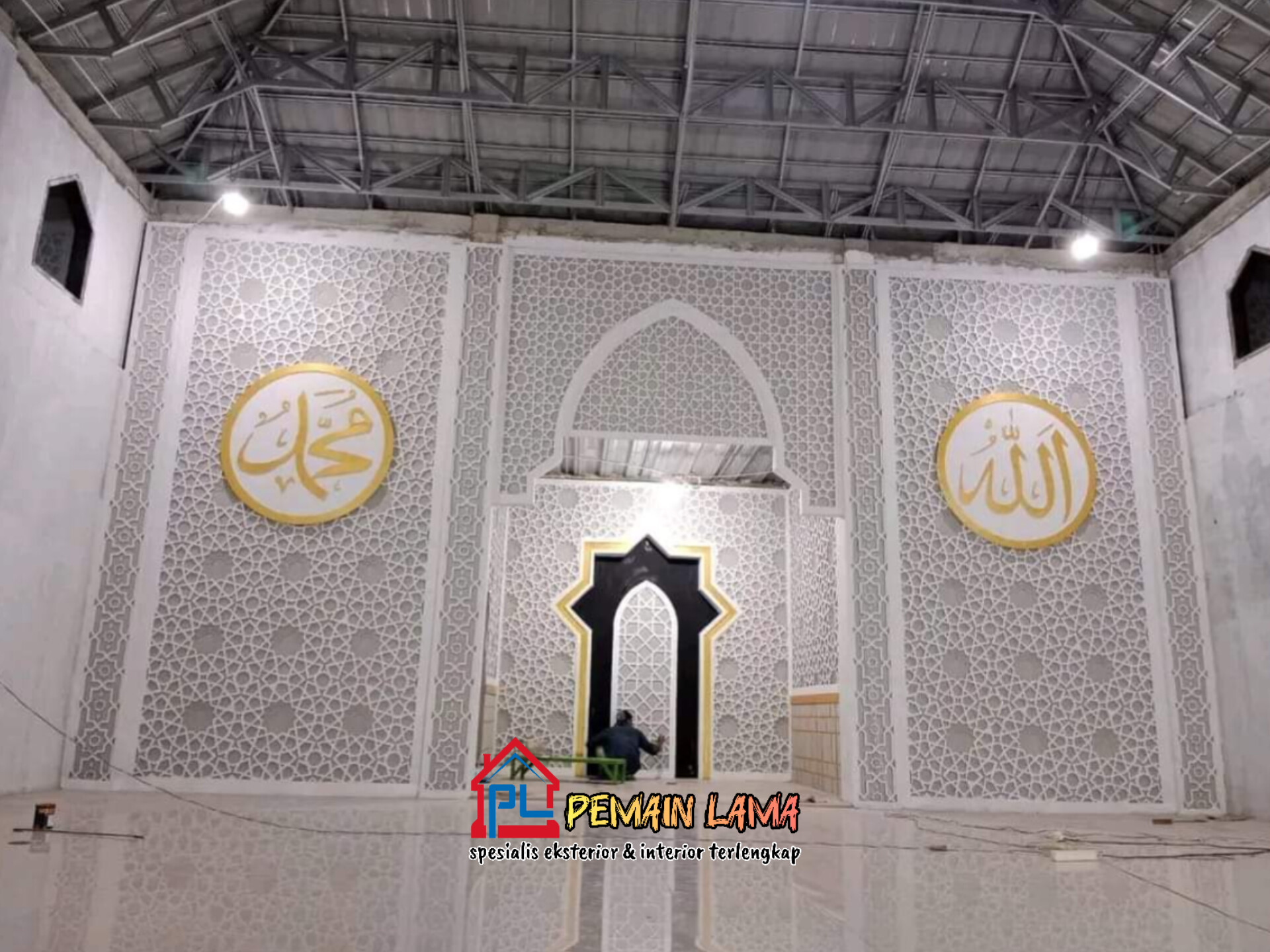 GRC Krawangan Mihrab Masjid di Jember