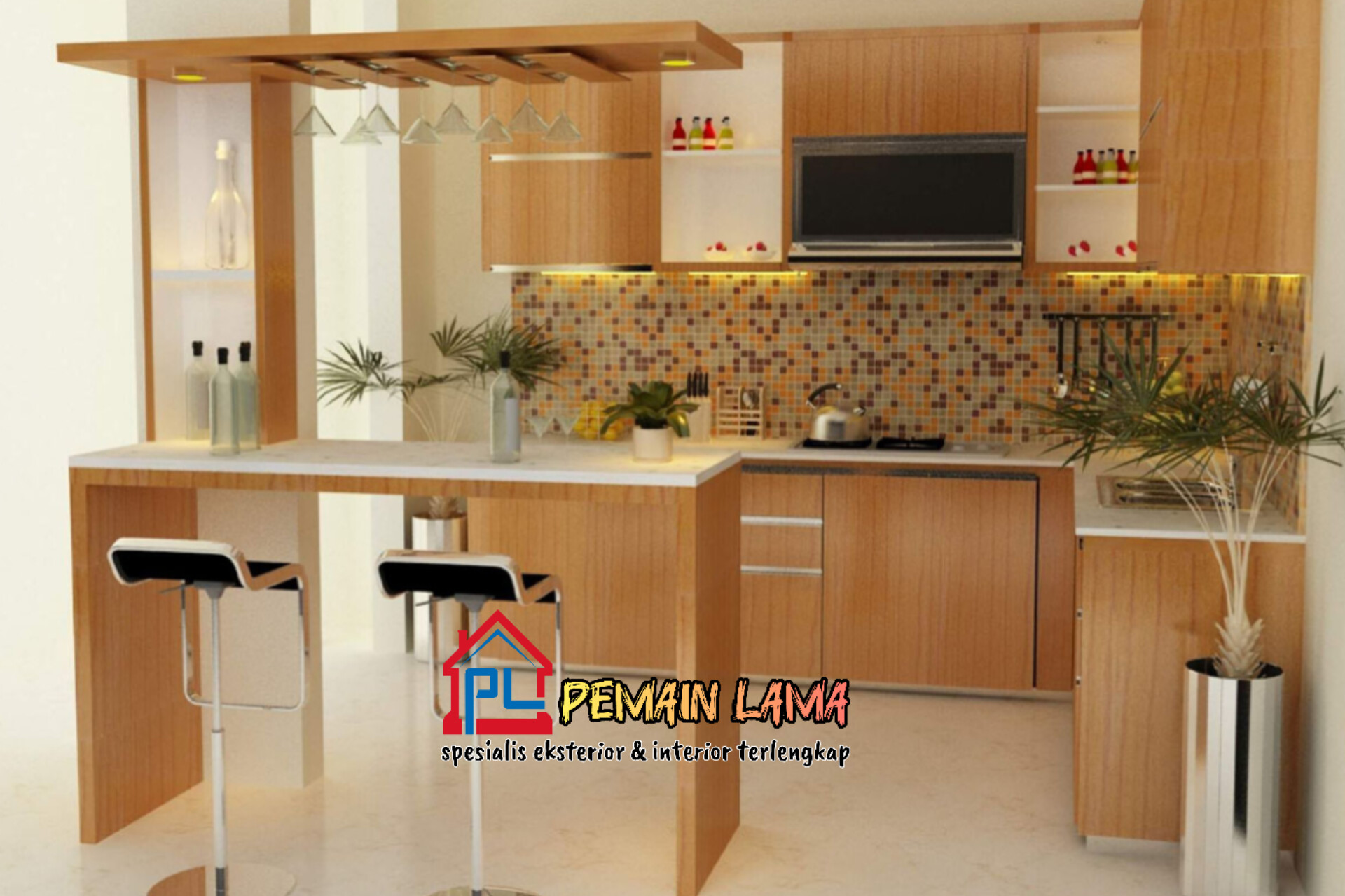KItchen Set Motif Kayu di Jember