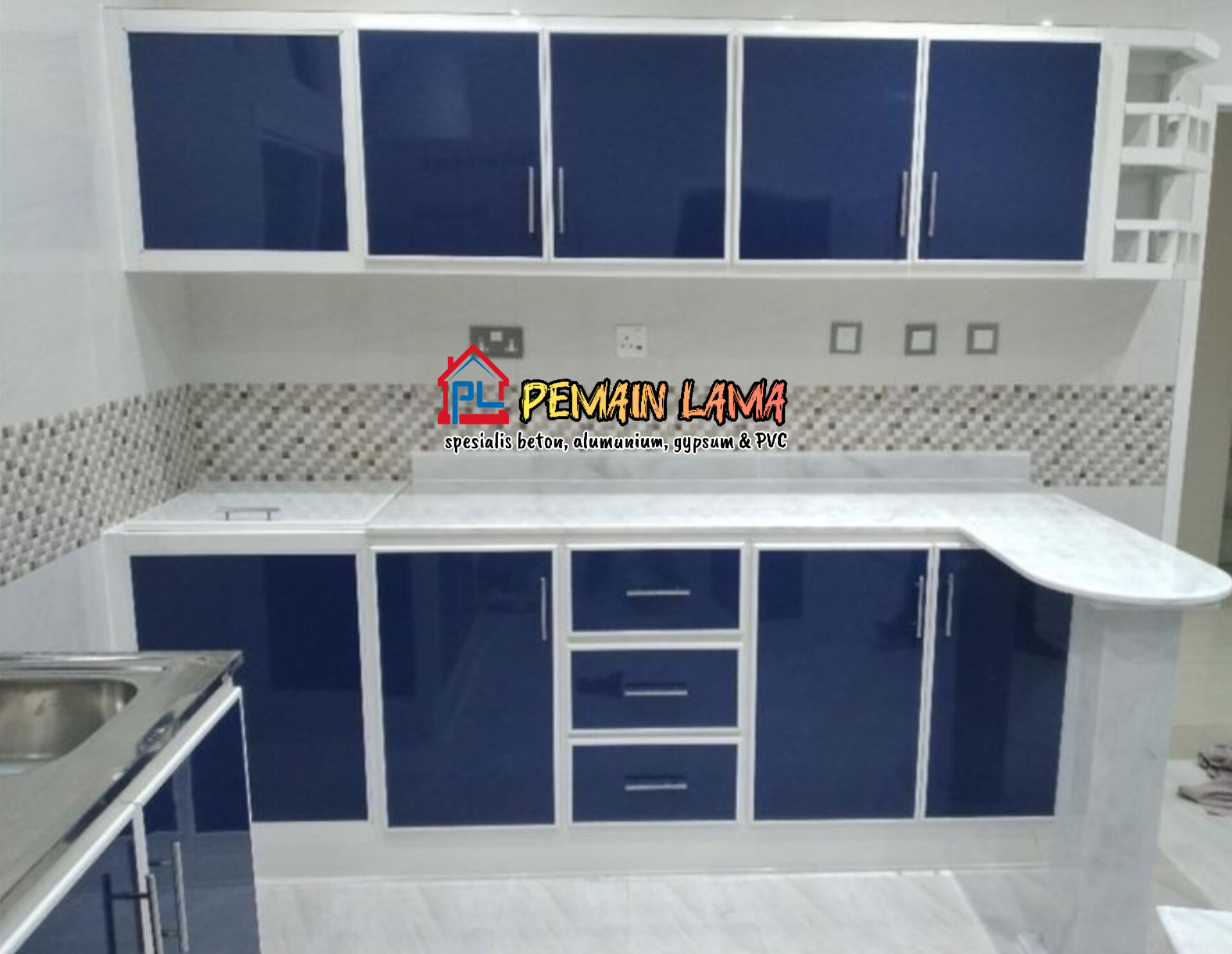 Kitchen Set Aluminium Elegan di Jember
