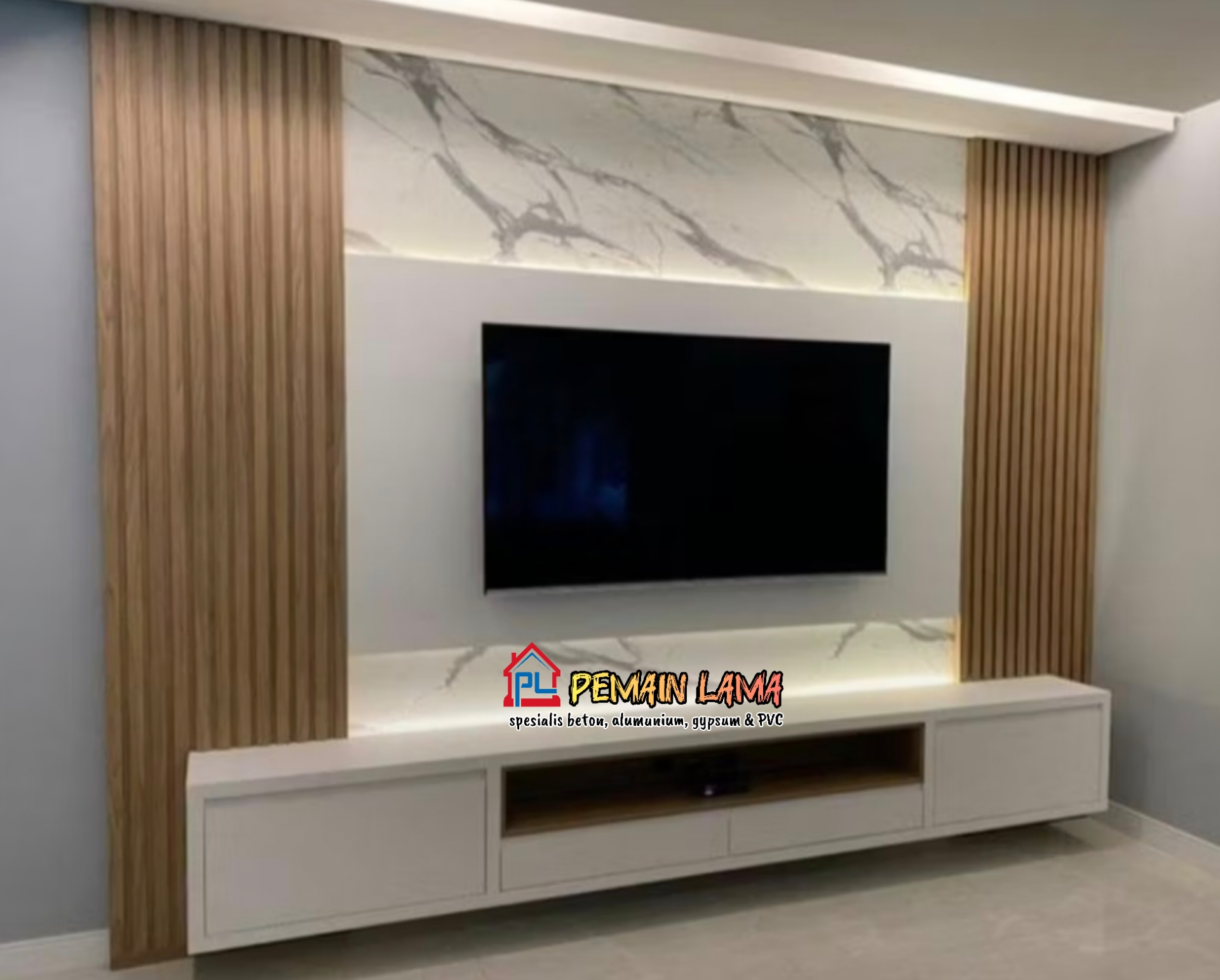 Lemari TV HPL di Jember