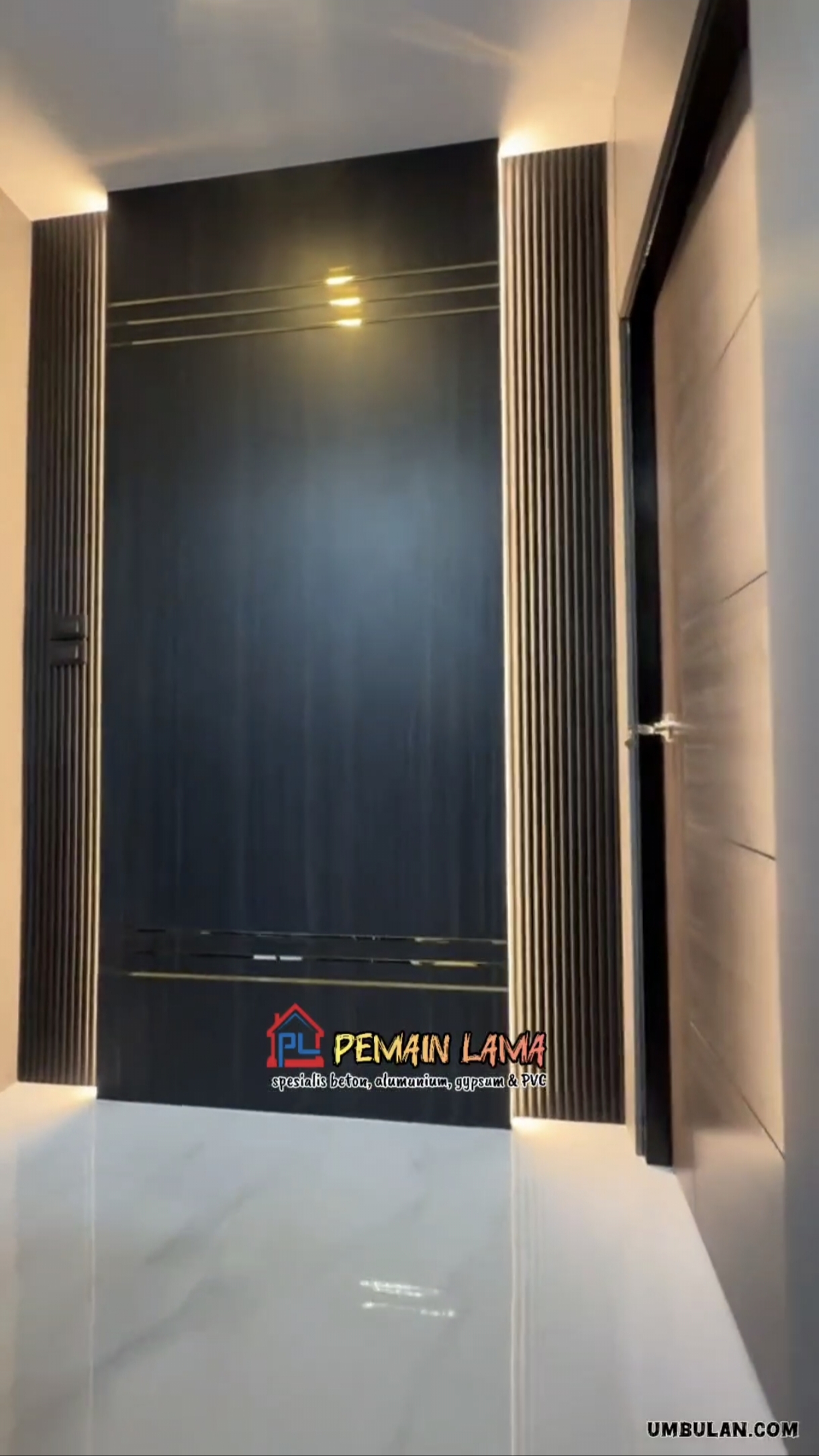Wall Panel WPC & Wallboard hasil pengerjaan Pemain Lama