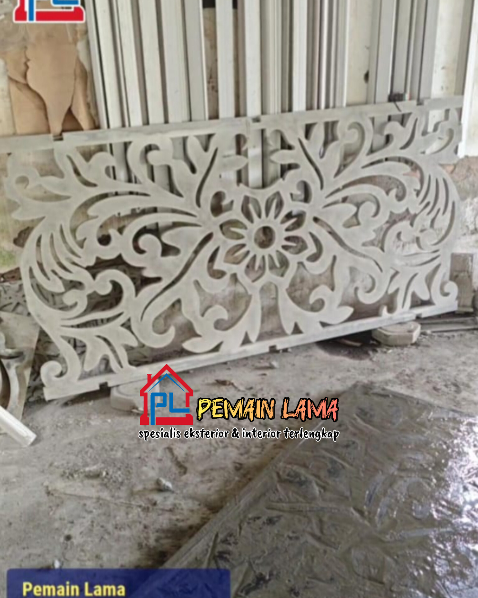 Pembuatan GRC Krawangan di Jember