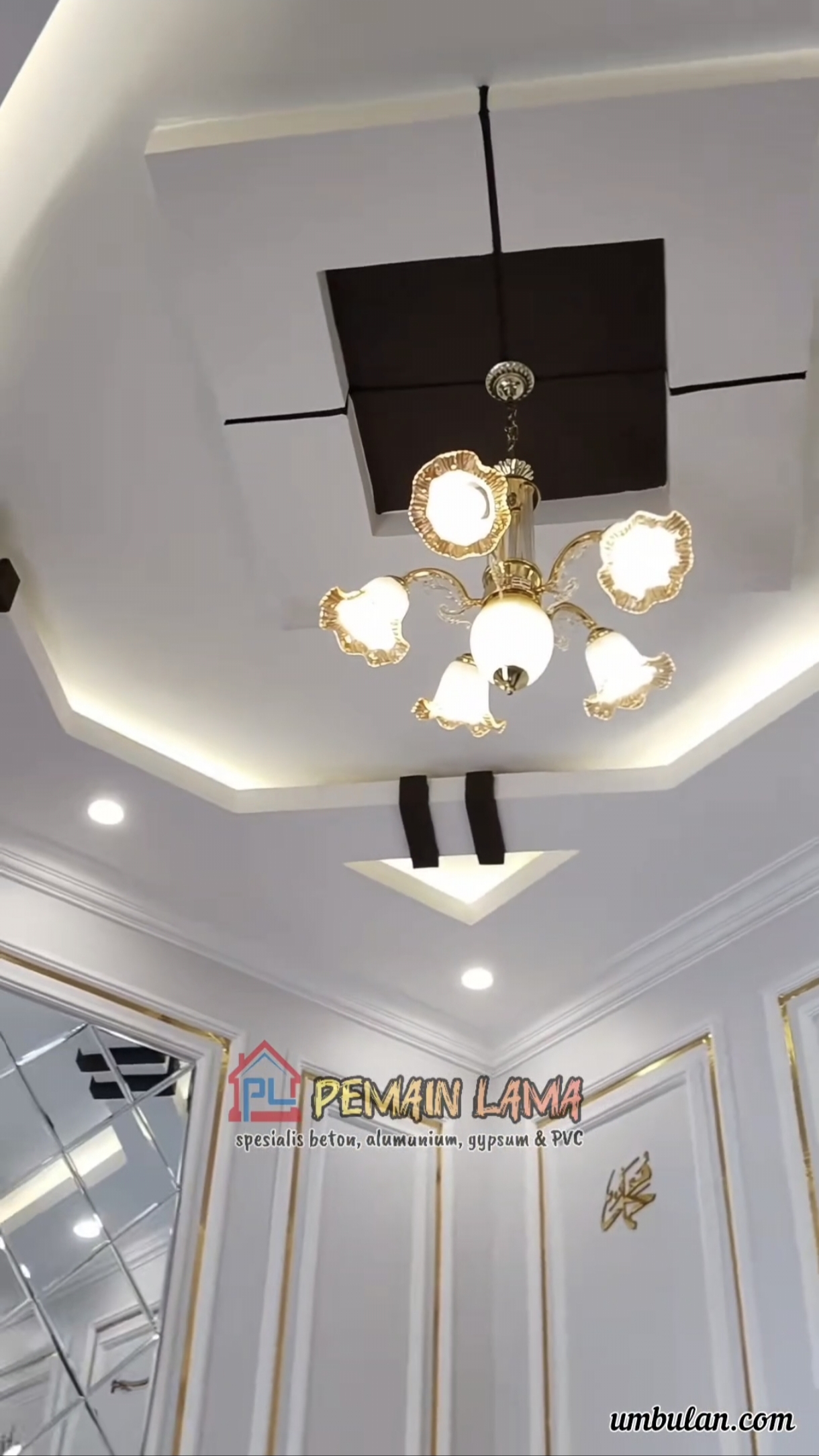 Plafon Gypsum di Lumajang
