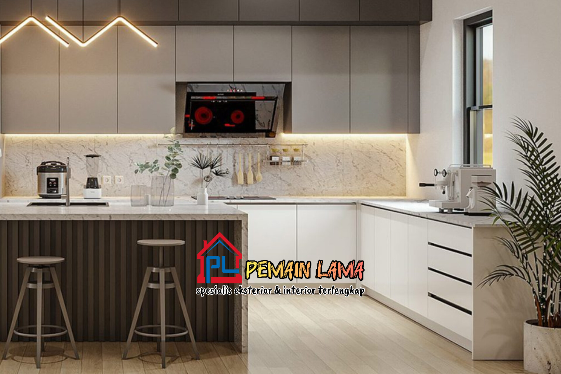 Kitchen Set Putih di Jember