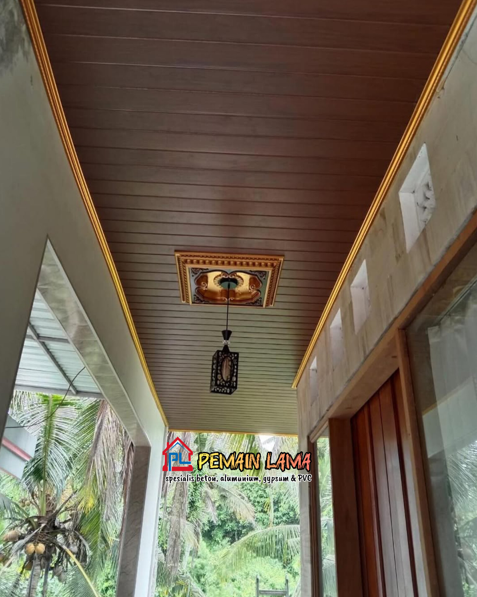 Plafon PVC Teras di Jember