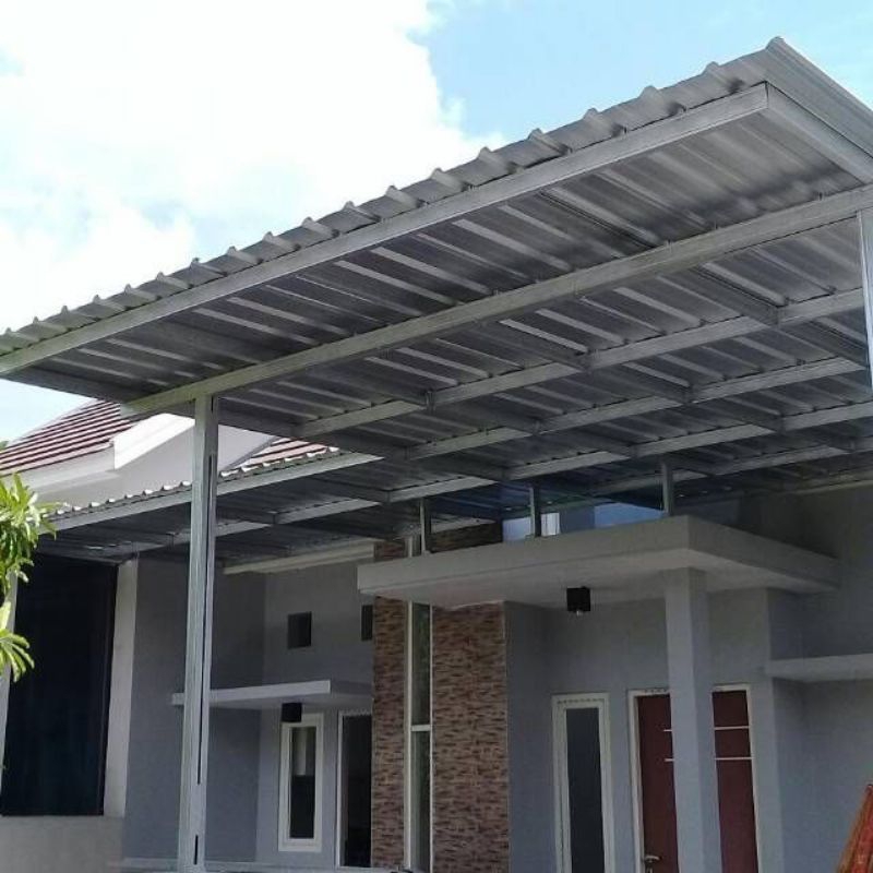 Kanopi Galvalum di Jember