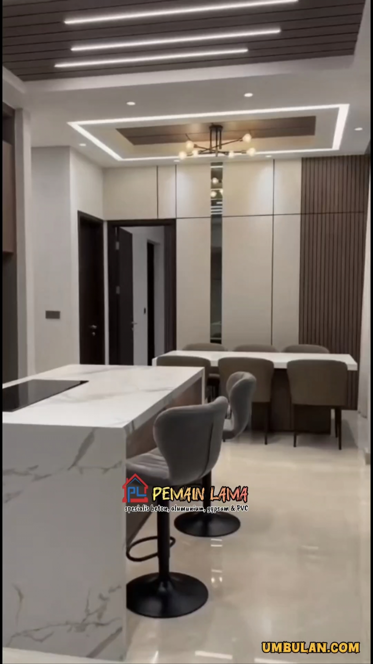 Wallboard Dinding Kantor di Jember