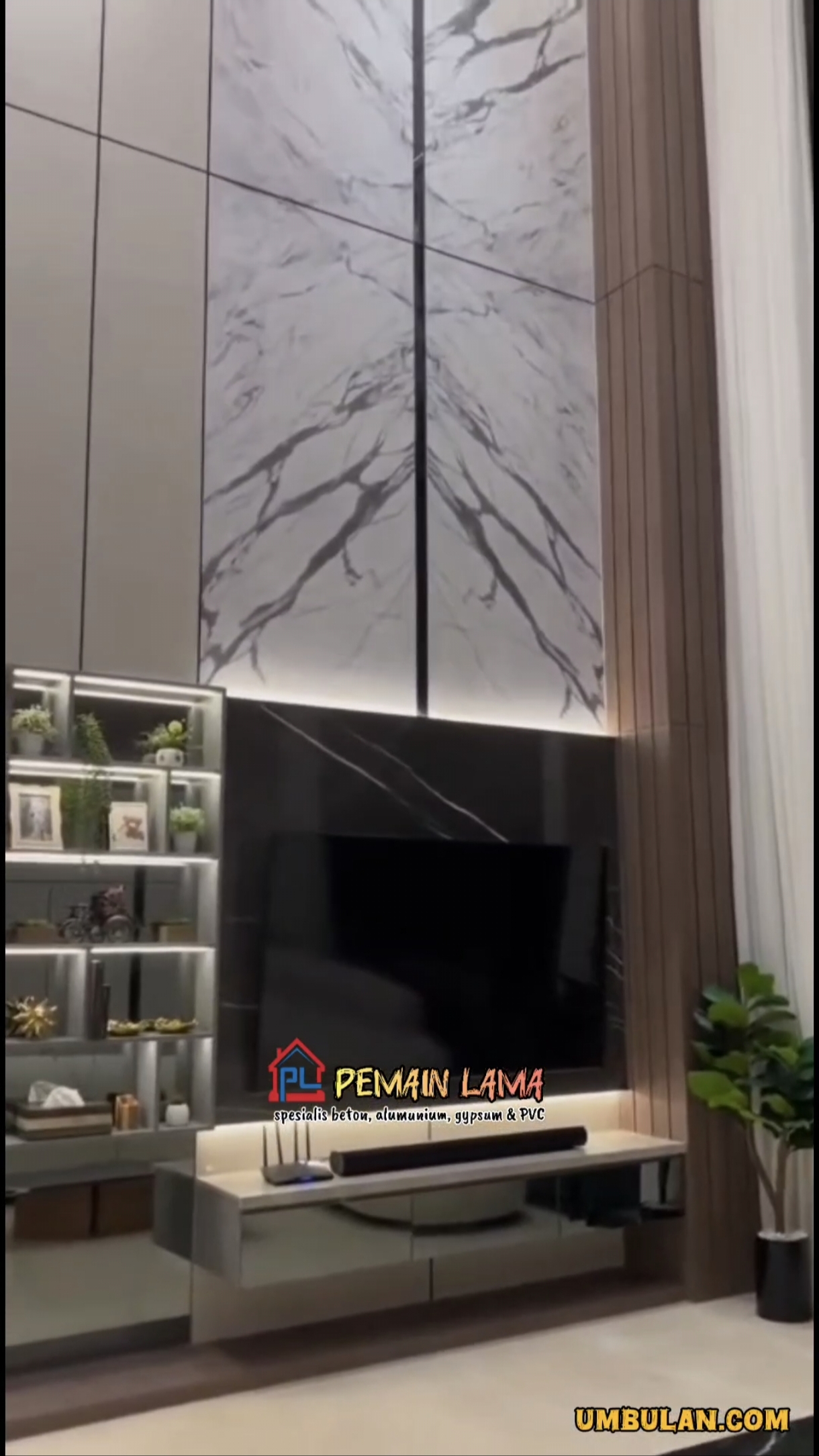 Wall Panel WPC & Wallboard hasil pengerjaan Pemain Lama