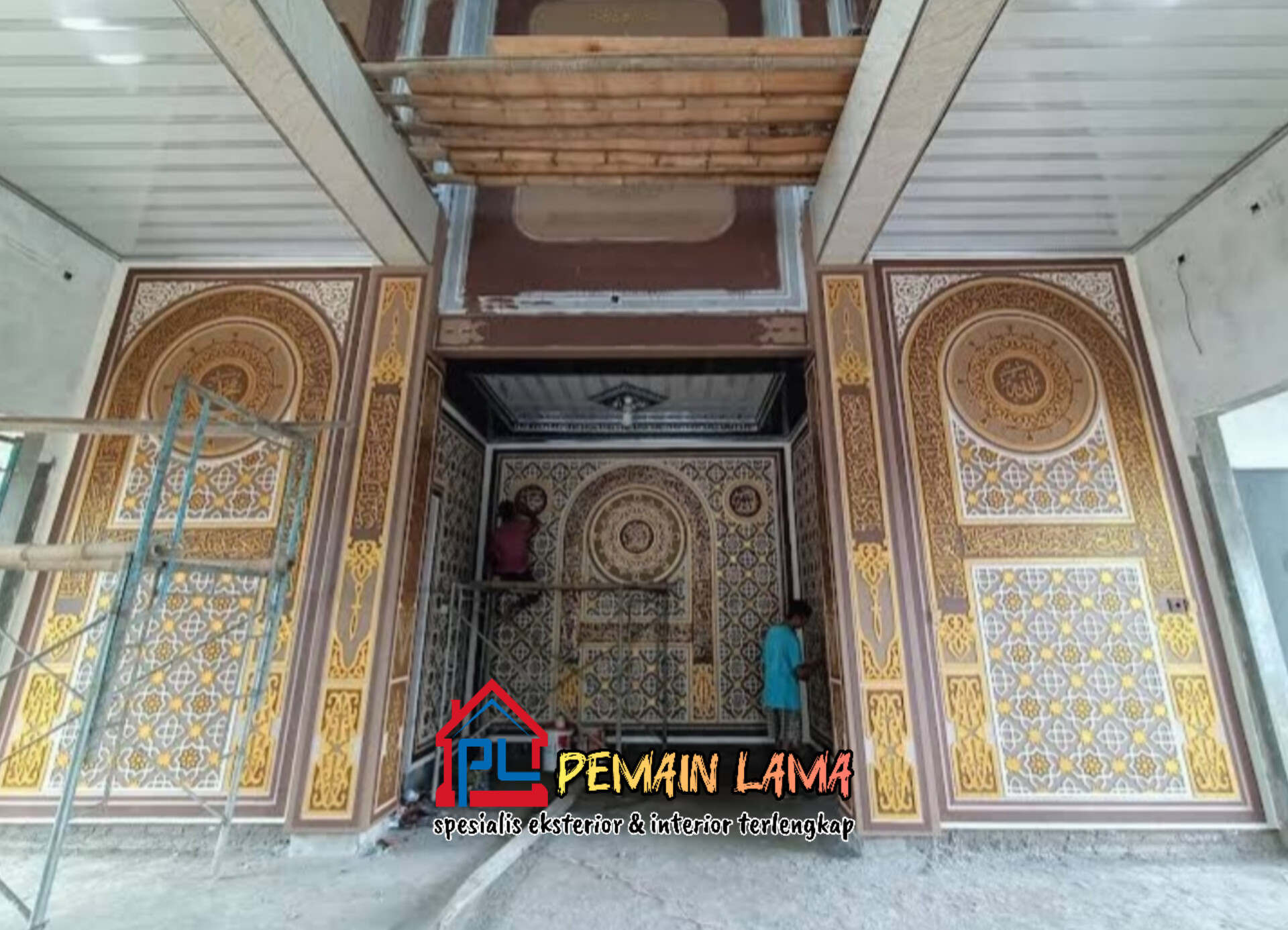 GRC Krawangan Mihrab Masjid di Lumajang