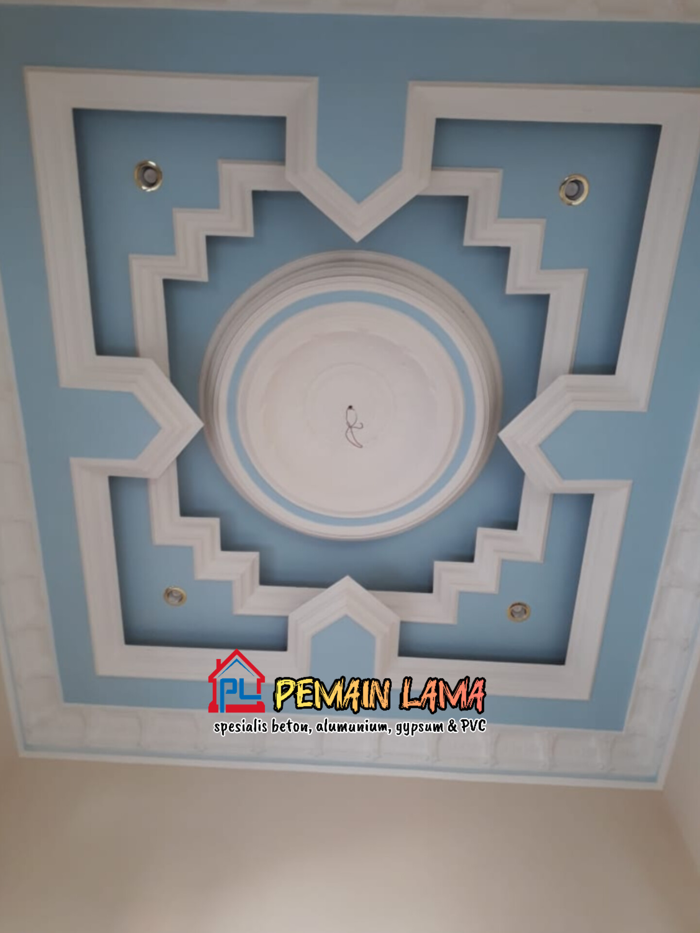 Plafon List Gypsum di Jember