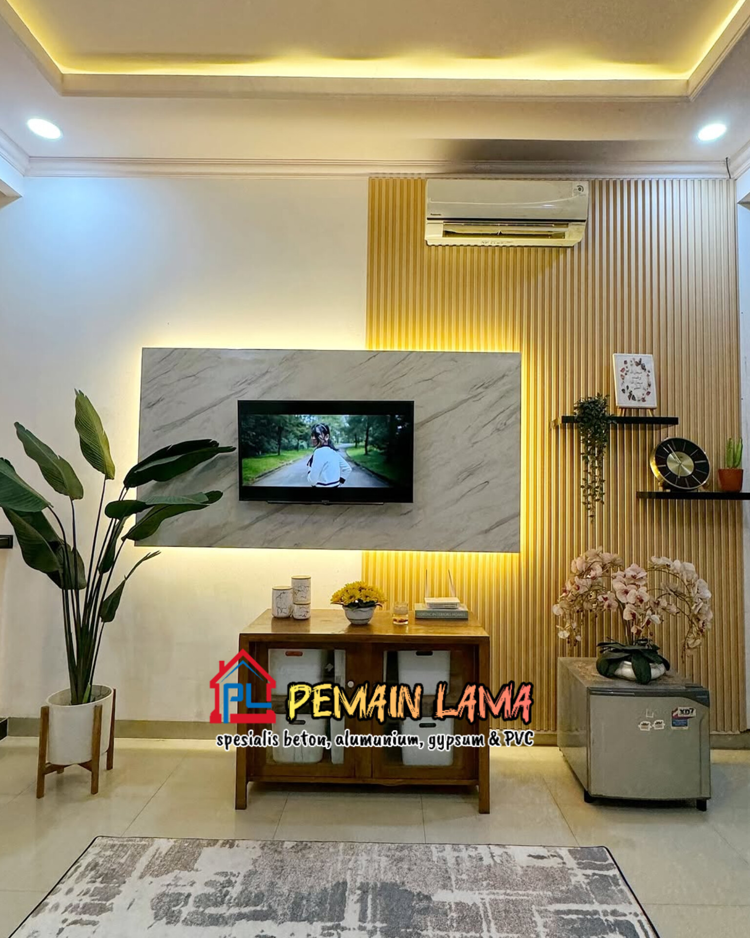 WPC Backdrop TV di Jember