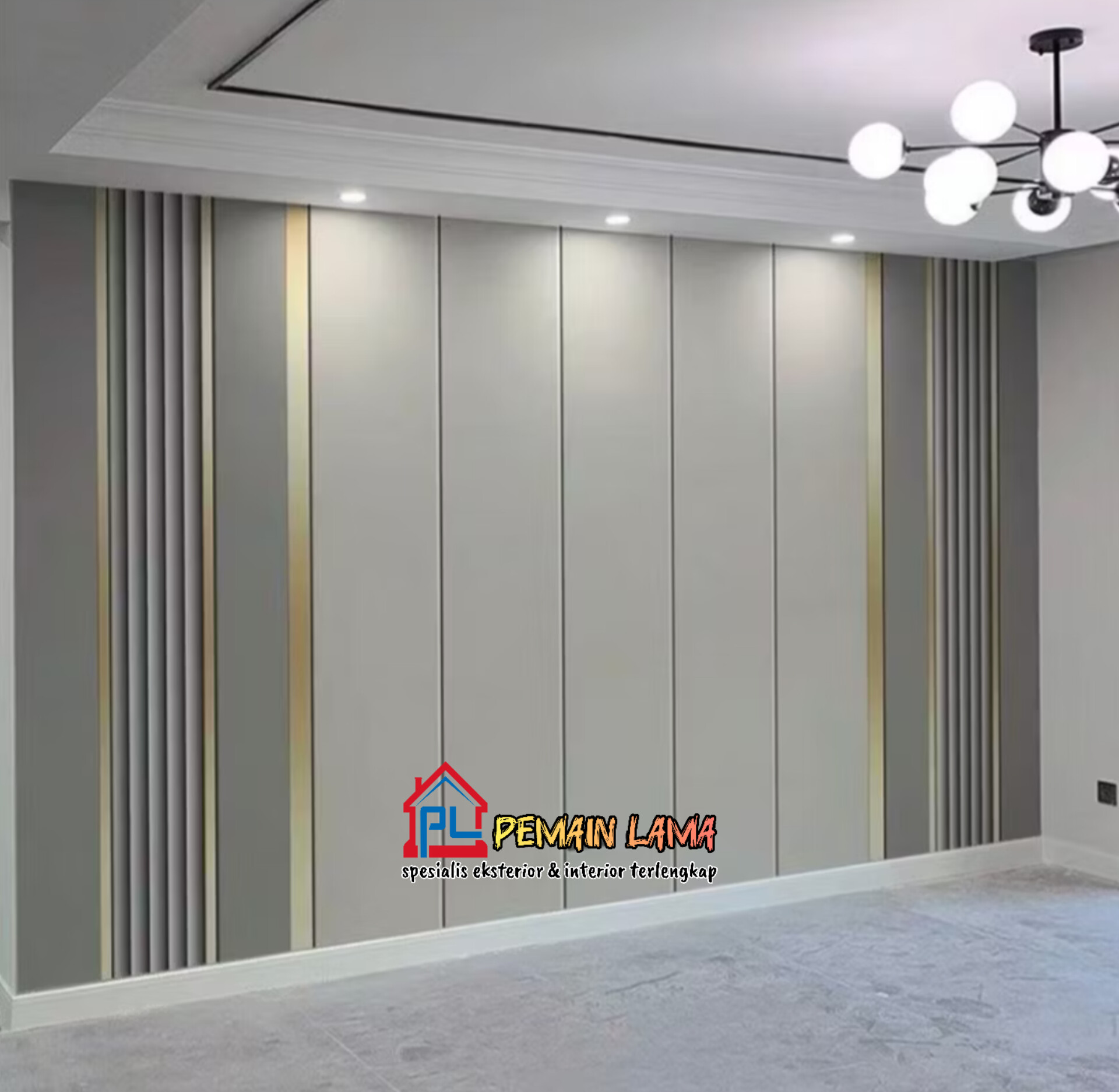 Hasil pengerjaan Wall Panel WPC & Wallboard Pemain Lama